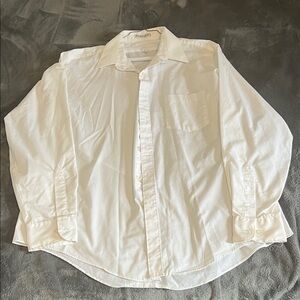 Source Unknown Classic White Men's Button Down Shirt